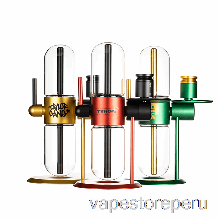 Vape Recargable Stundenglass Vidrio Gravedad Infusor Plata Pulida